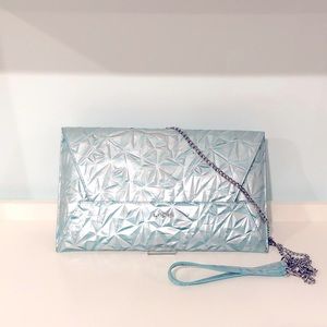 🌟HOST PICK🌟 NWOT Genuine Italian Leather XBody Envelope Clutch in Turquoise